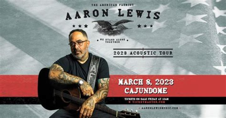 Aaron Lewis Announces 2023 ‘American Patriot’ Acoustic Tour