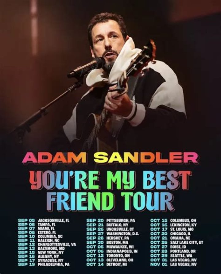 Adam Sandler Launches ‘Fresher’ Tour