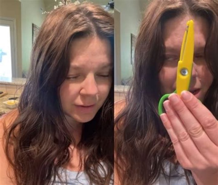 Amy King Intervenes As Her Son Daxton Takes After The Cat With Scissors