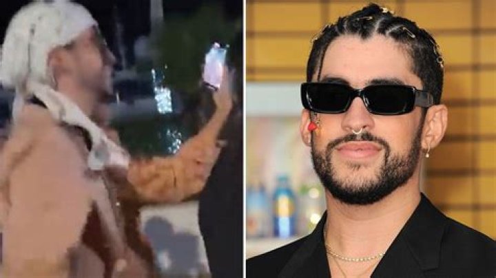 Bad Bunny Caught on Video Throwing Fan’s Phone Into Water.
