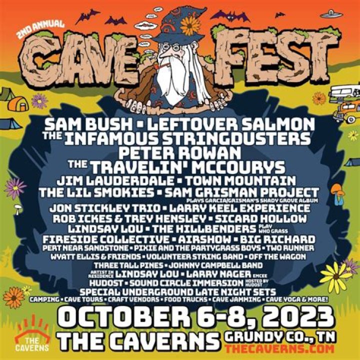 CaveFest Announces Second Annual Artist Lineup With Sam Bush, The Infamous Stringdusters, & More