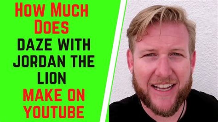 Daze with Jordan the Lion video statistics