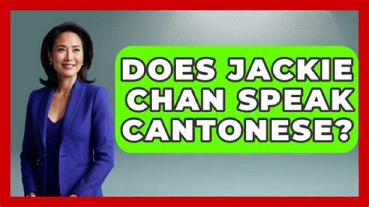 Does Jackie Chan Speak Mandarin?