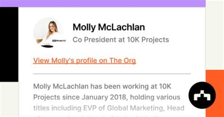 Molly McLachlan Named EVP Of Global Marketing At 10K Projects
