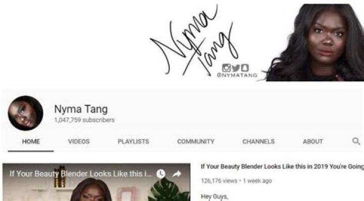 Nyma Tang Youtuber overview