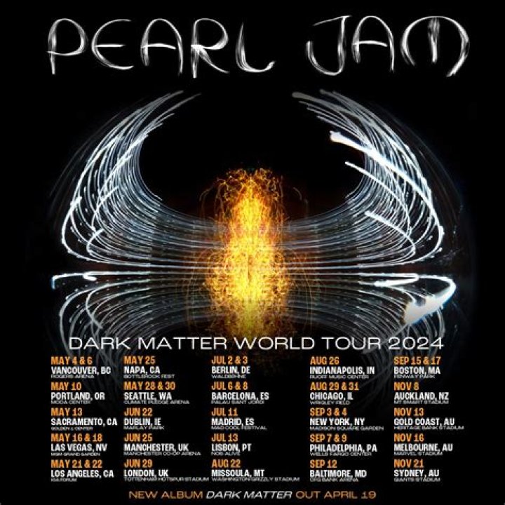 Pearl Jam Announce New Album ‘Dark Matter’ And 2024 World Tour