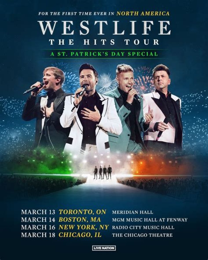 Westlife Announce Their First North American Tour